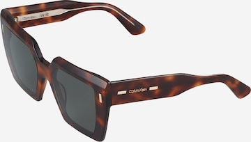 Calvin Klein نظارة شمس بلون أسود: الأمام