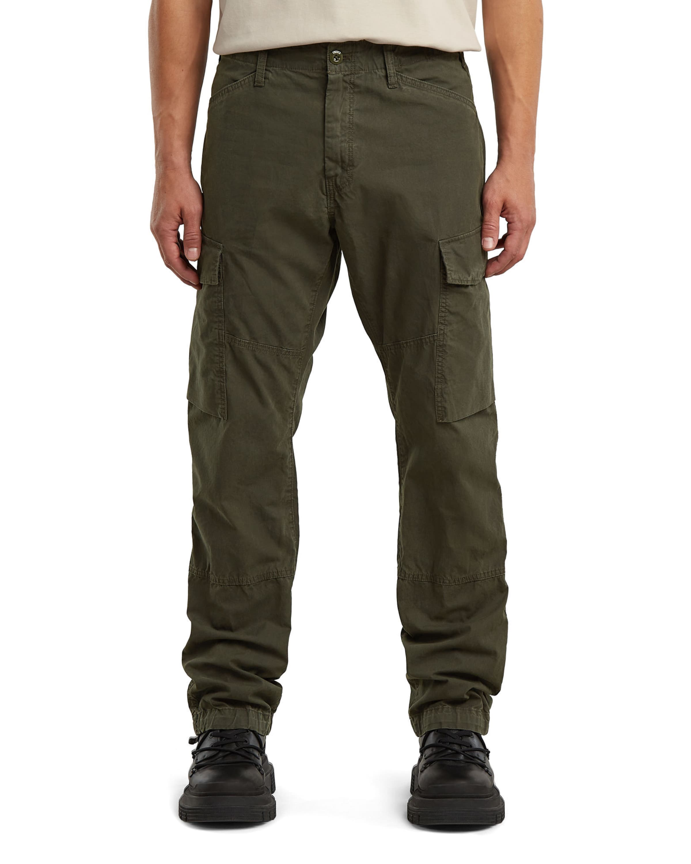 G-STAR Regular O 5 pockets-Cargo pant 'Clean Regular Cargo ' in Grau: Vorderseite