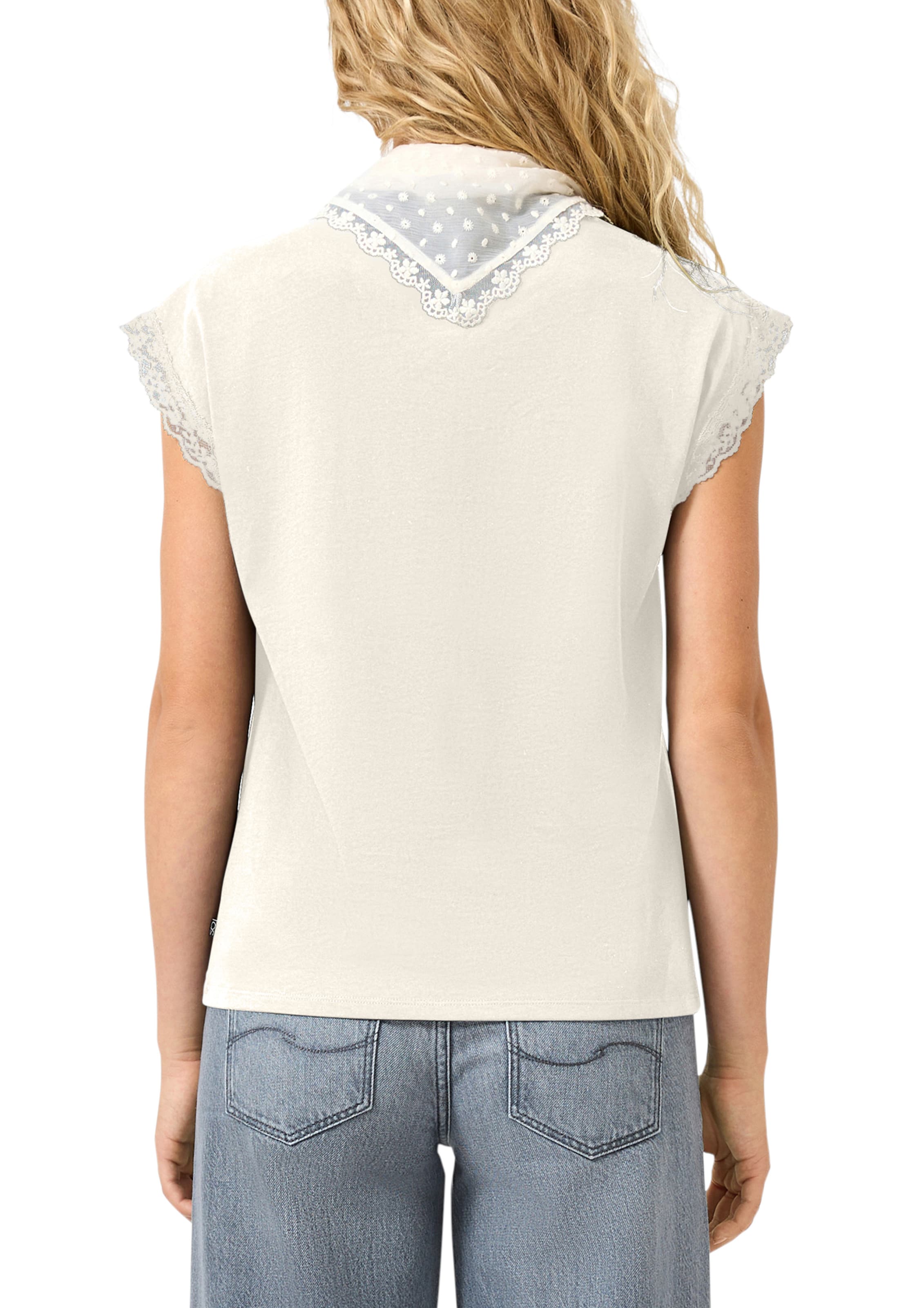 T-shirt QS en beige