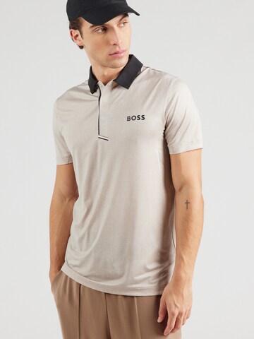 T-Shirt fonctionnel 'Paddy' BOSS en beige : devant