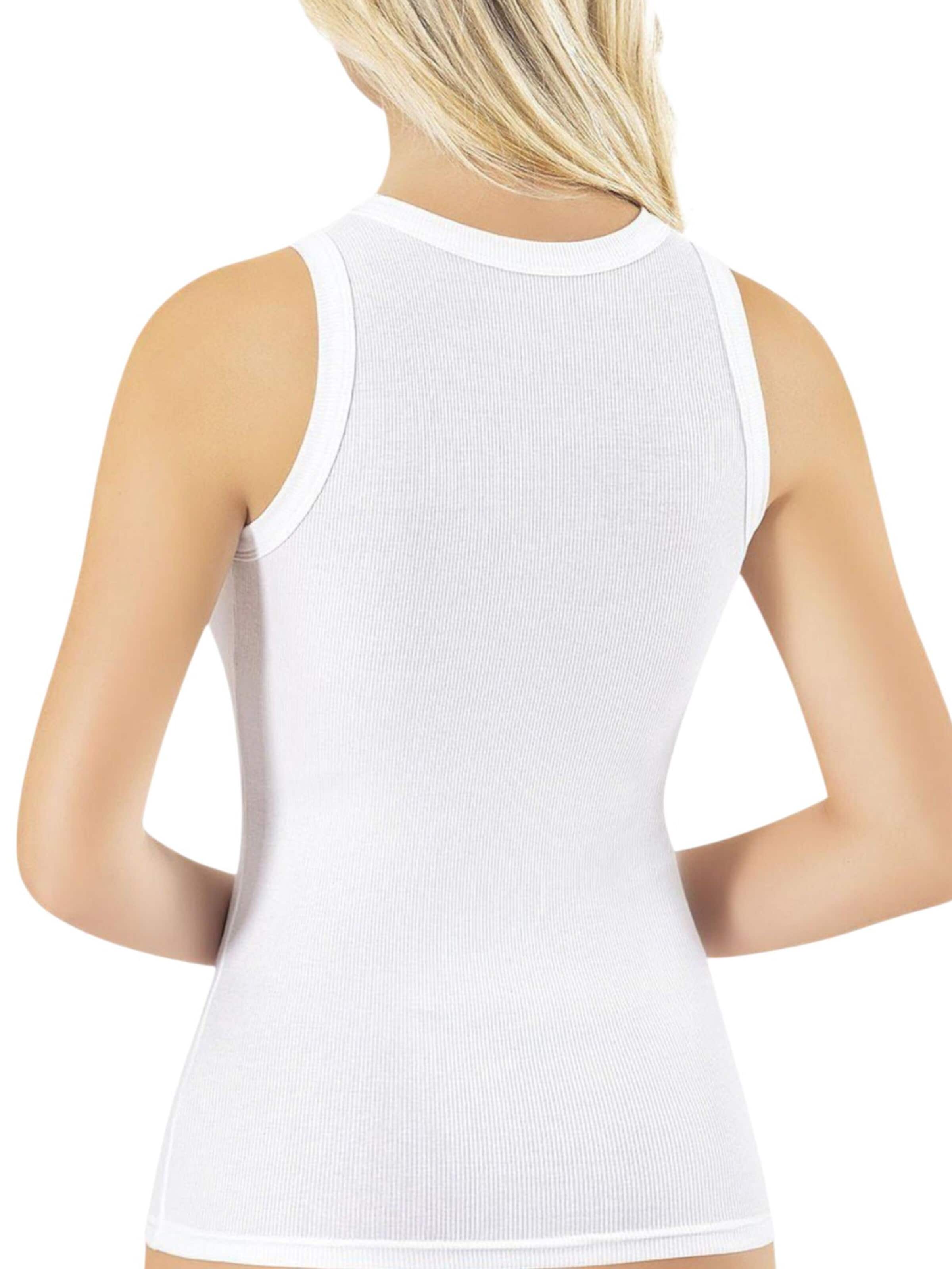 Top 'DREAMLINE' di fashionshowcase in bianco