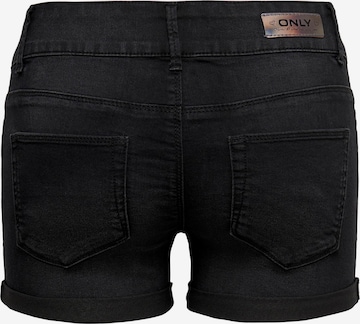 ONLY Slimfit Jeans 'Carmen' in Zwart