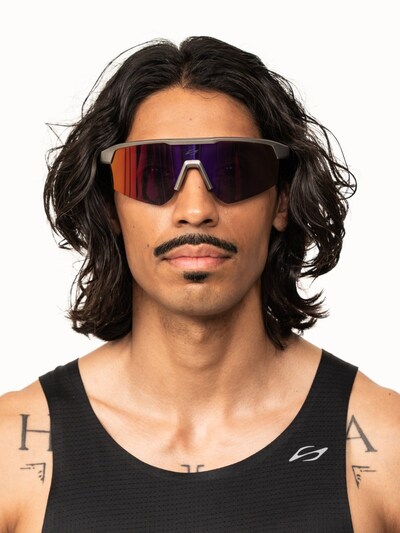 saved lab Sportsonnenbrille‌‌‌ in Einheitsgröße in grau, Produktansicht