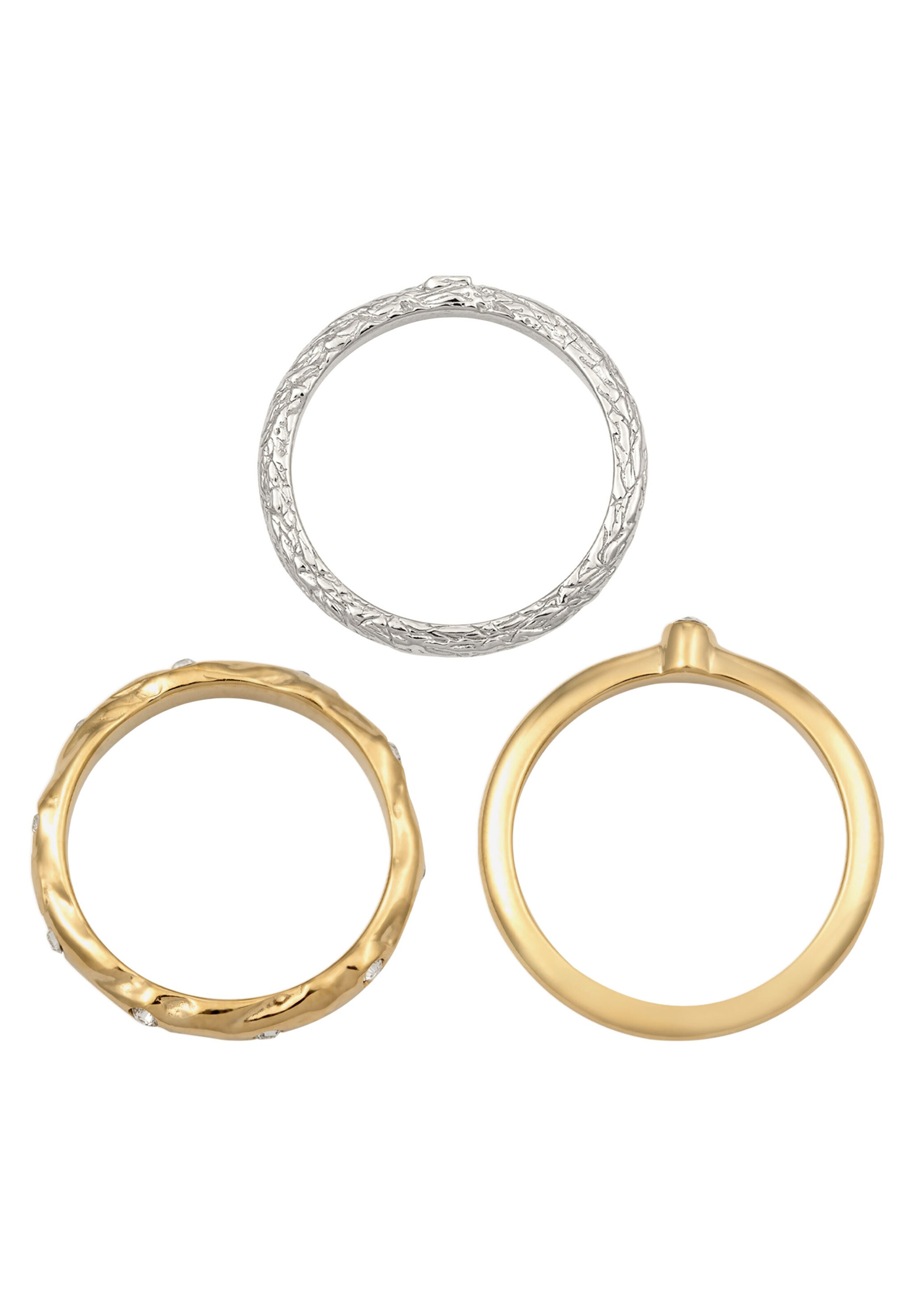 ELLI Ring 'Bi Color' in Gold