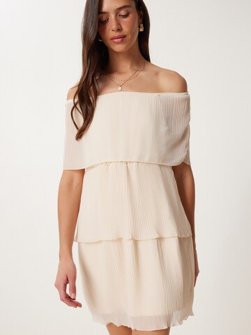 Robe Happiness İstanbul en beige : devant