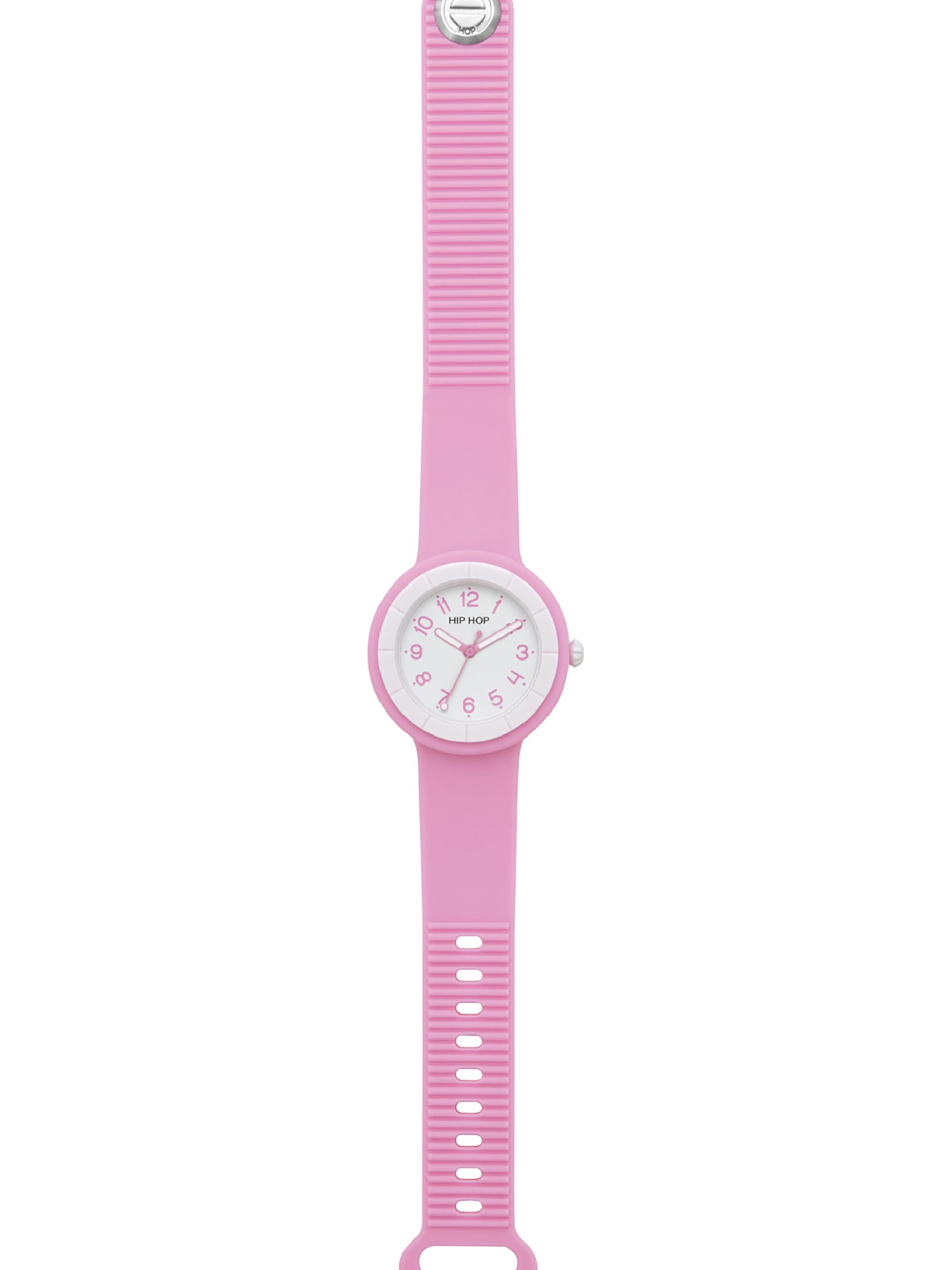 Hip Hop Analoguhr in Pink: Vorderseite