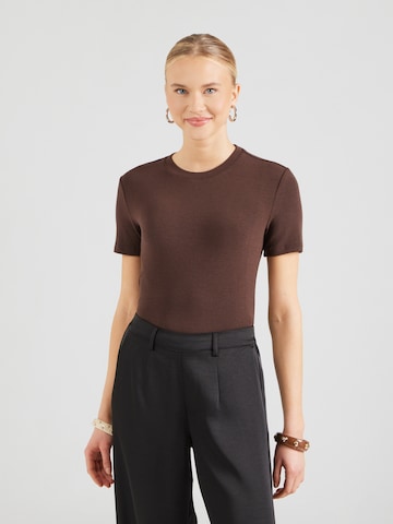 T-shirt 'Lidie' Noella en marron : devant