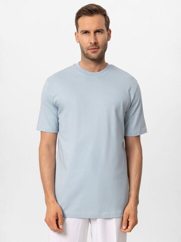 T-Shirt Antioch en bleu : devant