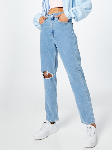 Tommy Jeans Regular Jeans 'HARPER' in Blauw: voorkant