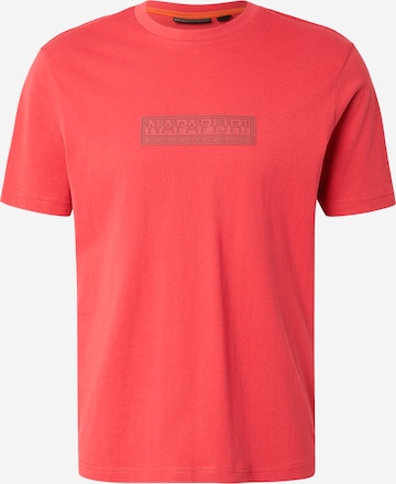 Tricou de la NAPAPIJRI pe roșu: față