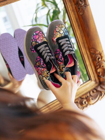 inkkas Sneaker low 'Chanterelle - Vegan Premium Sneaker | Nachhaltig & Handgefertigt.' in Mischfarben