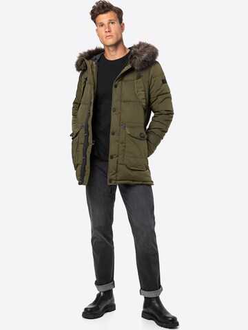 Superdry Winter parka 'Chinook' in Green