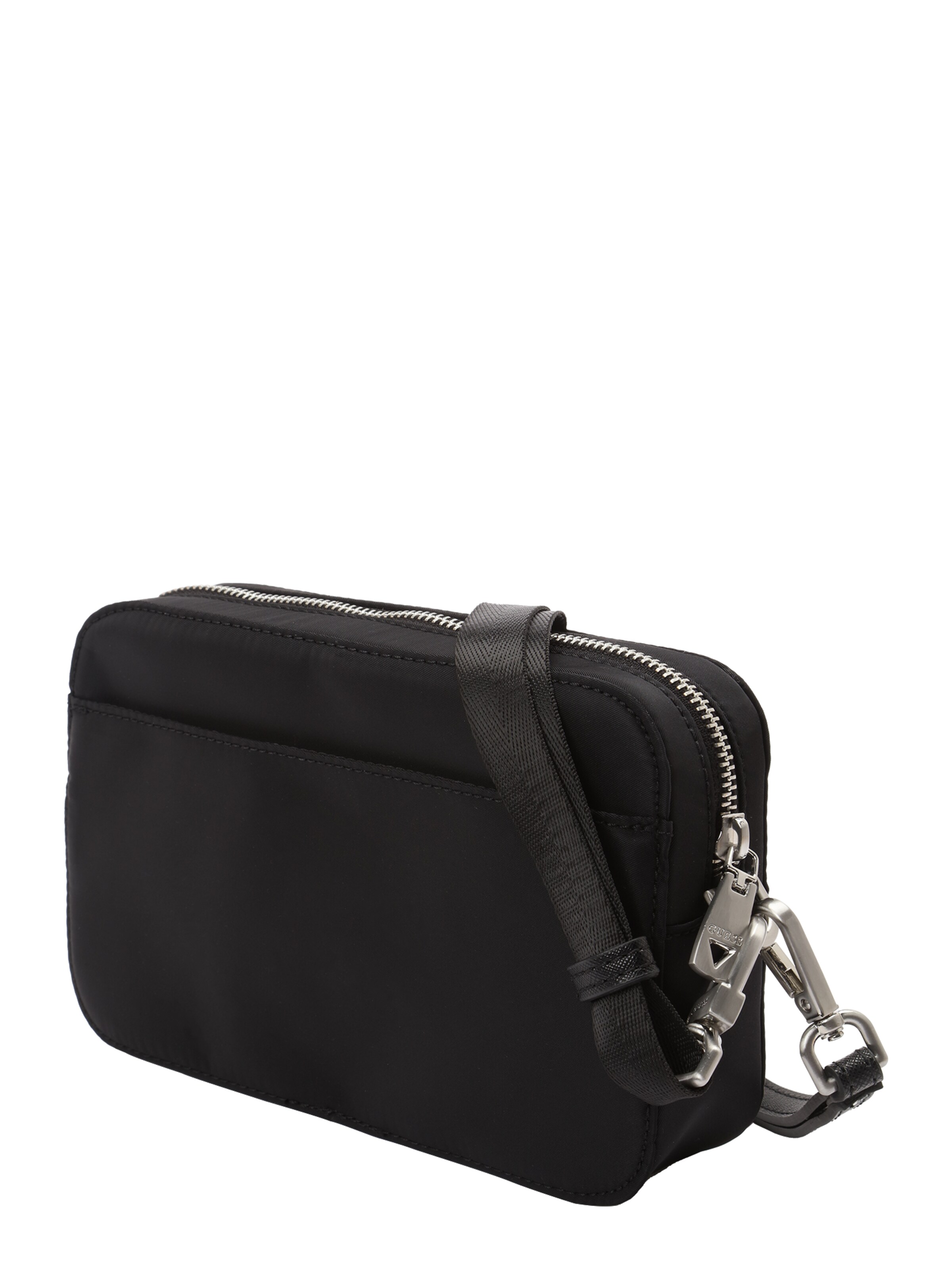 GUESS Torba za čez ramo 'MILANO CAMERA BAG S' | črna barva