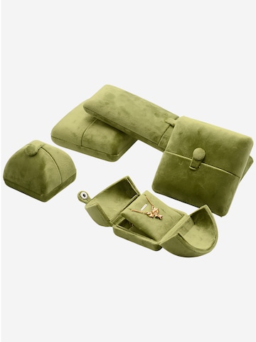Magicshe Jewelry Storage 'Samt Schmuckkästchen Set' in Green: front