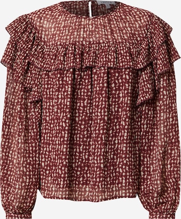 EDITED Blouse 'Tatiana' in Rood: voorkant