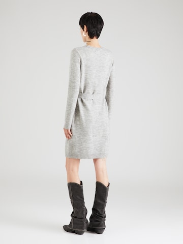 PIECES Knitted dress 'Juliana' in Grey