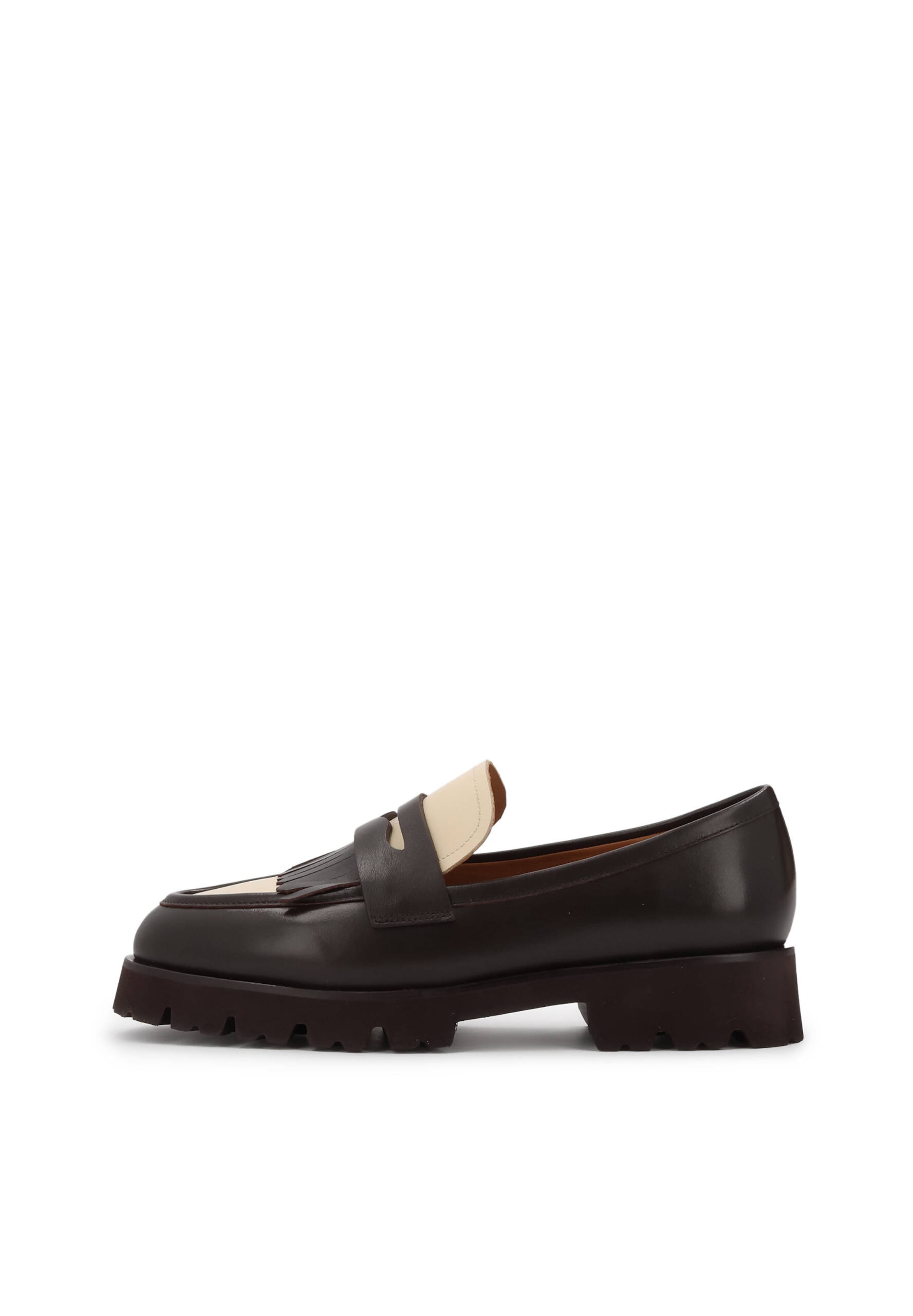 Chaussure basse Kazar en marron : devant