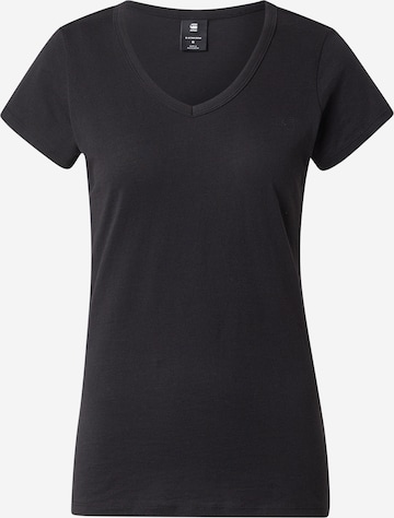 Tricou de la G-STAR pe negru: față