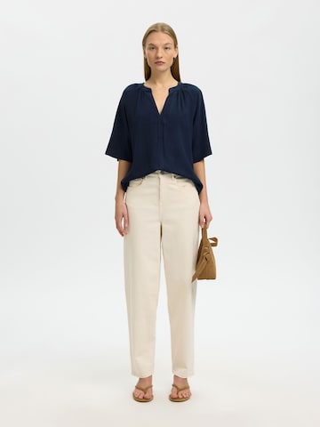 Chemisier SELECTED en bleu