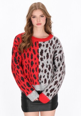 Pull-over myMo ROCKS en gris : devant