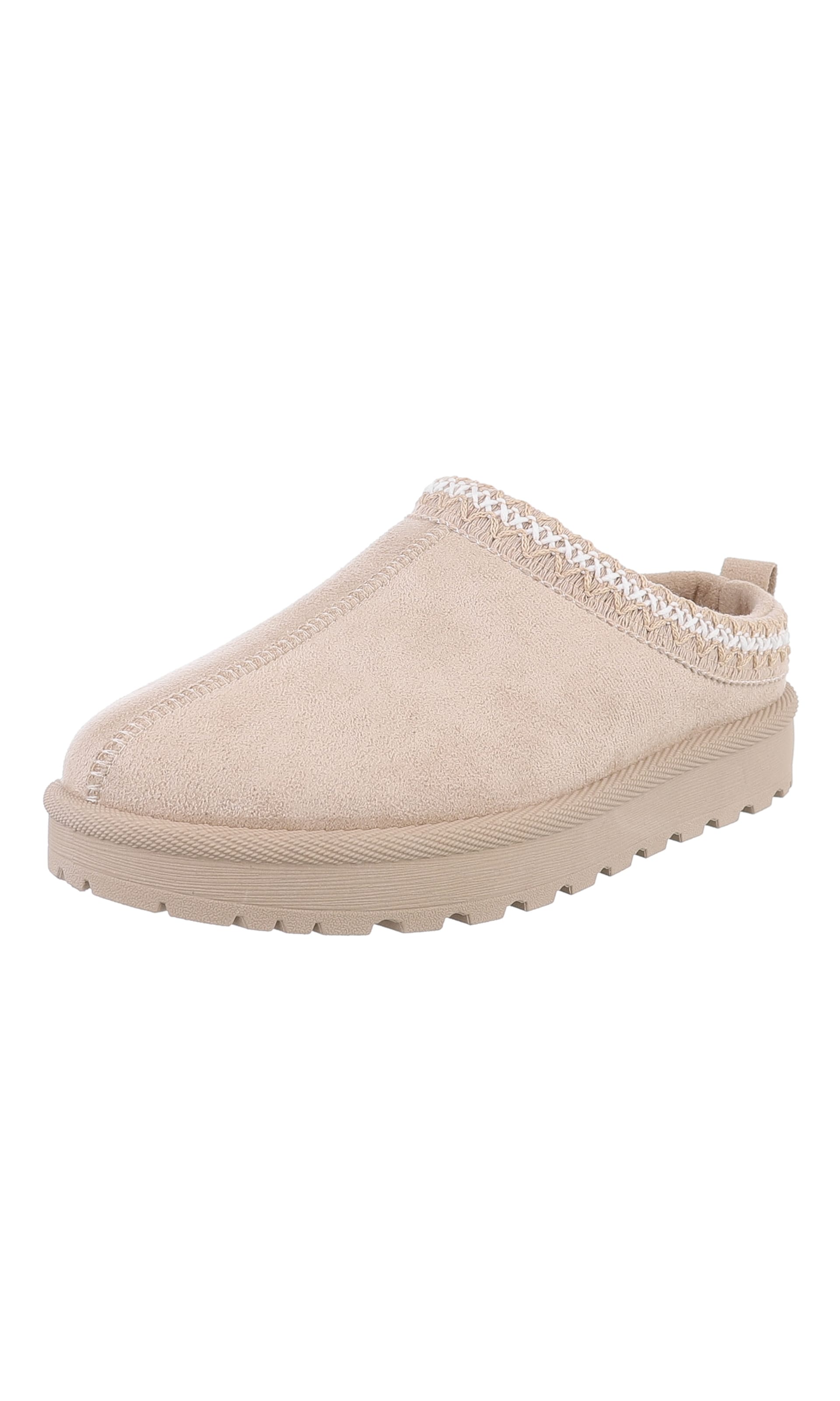 Ital-Design Mules in Beige: front