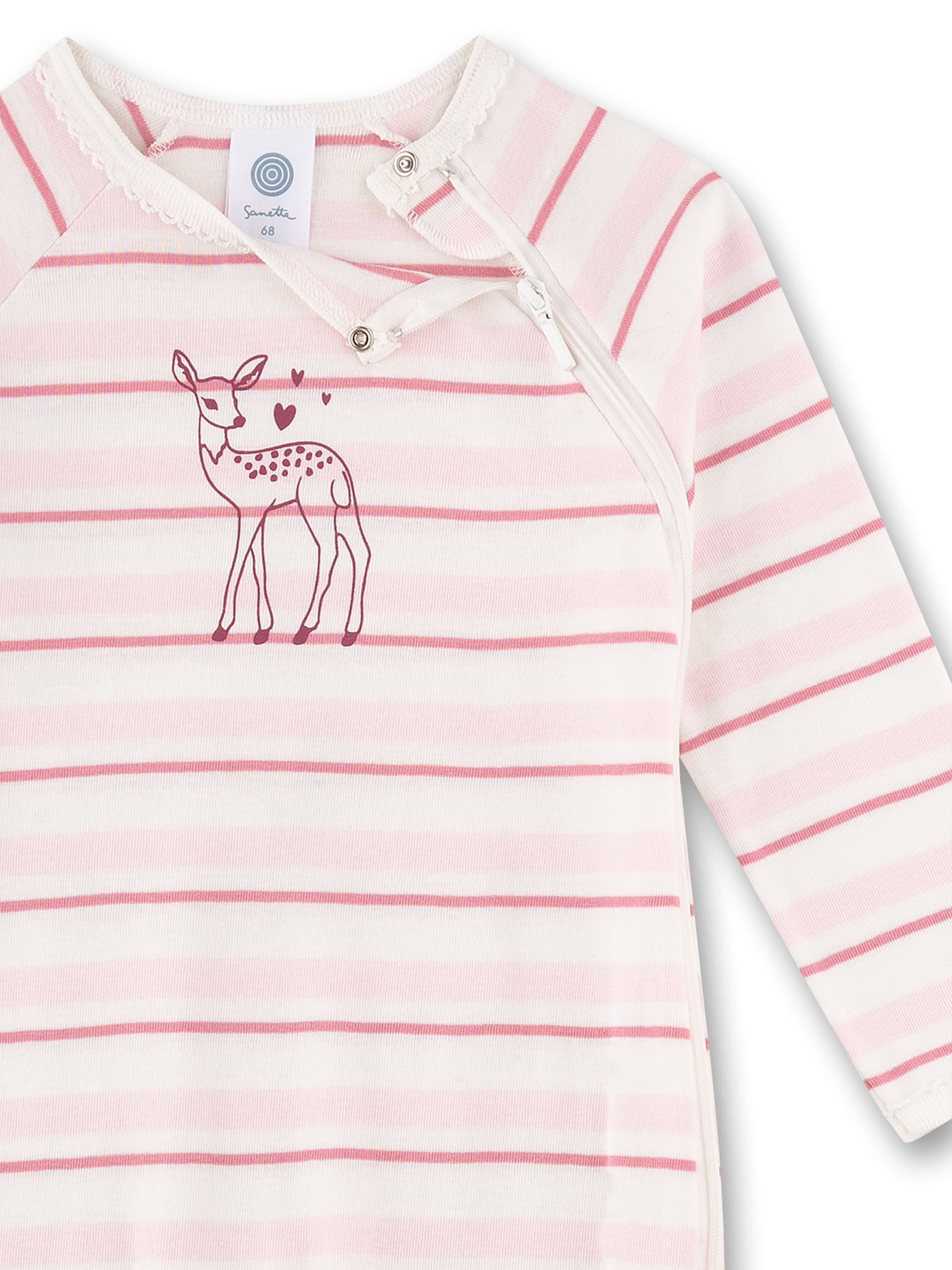 Tutina / body per bambino 'Reh' di Sanetta in rosa