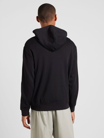 ARMANI EXCHANGE Tepláková bunda - Čierna