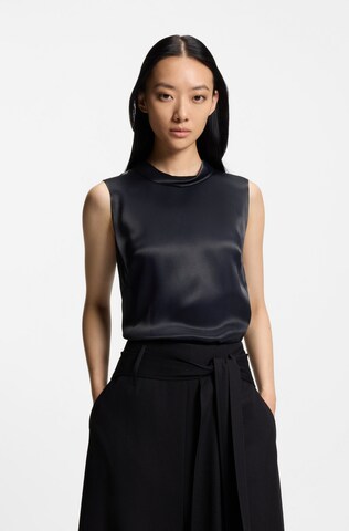 BOSS Blouse 'Baurina' in Blue: front