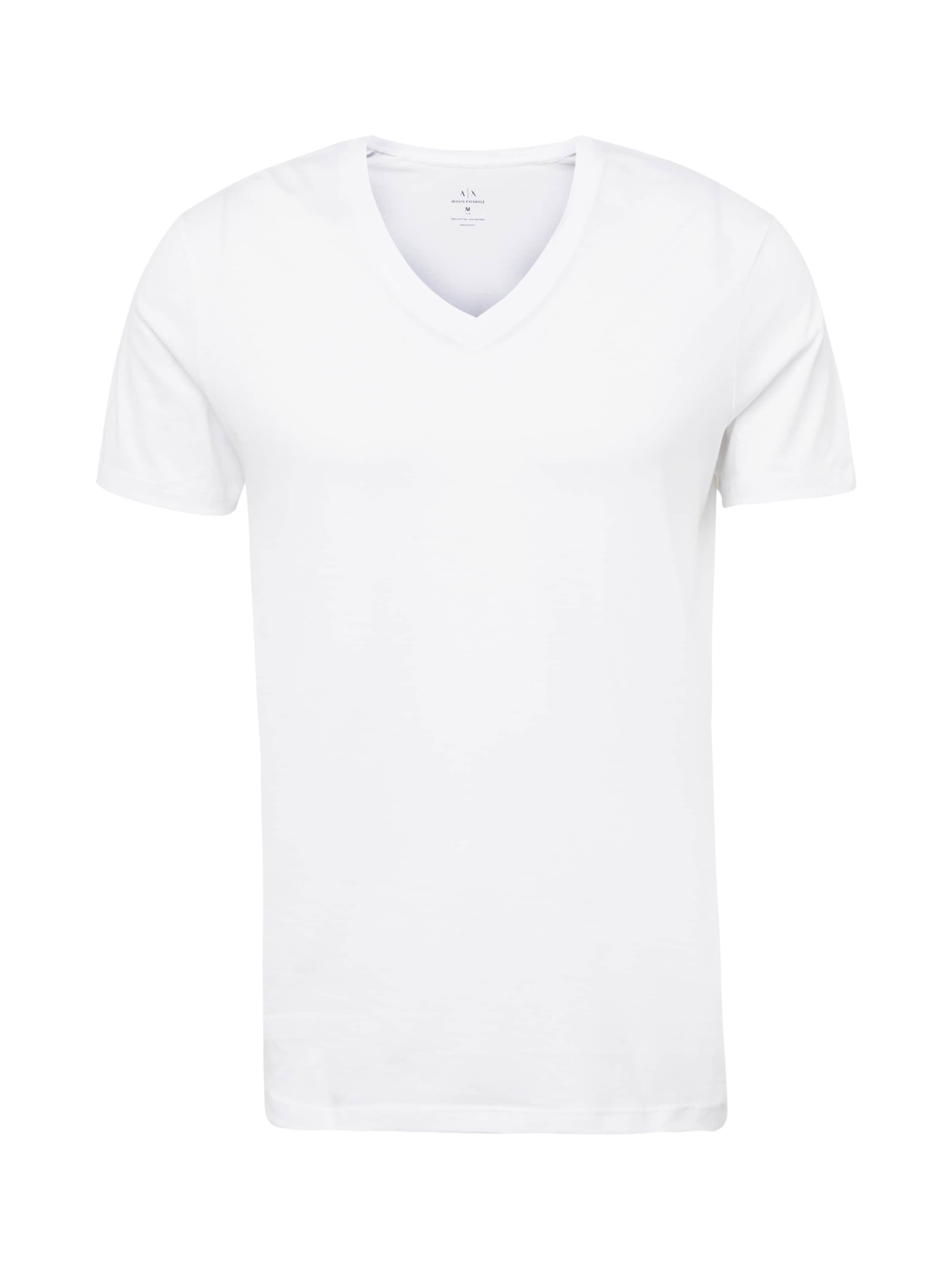 T-Shirt ARMANI EXCHANGE en blanc : devant