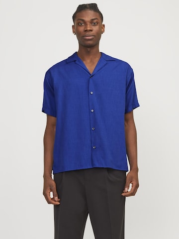 Fit confort Chemise JACK & JONES en bleu : devant