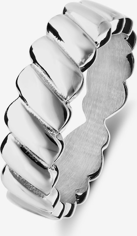 Lucardi Ring in Silver: front