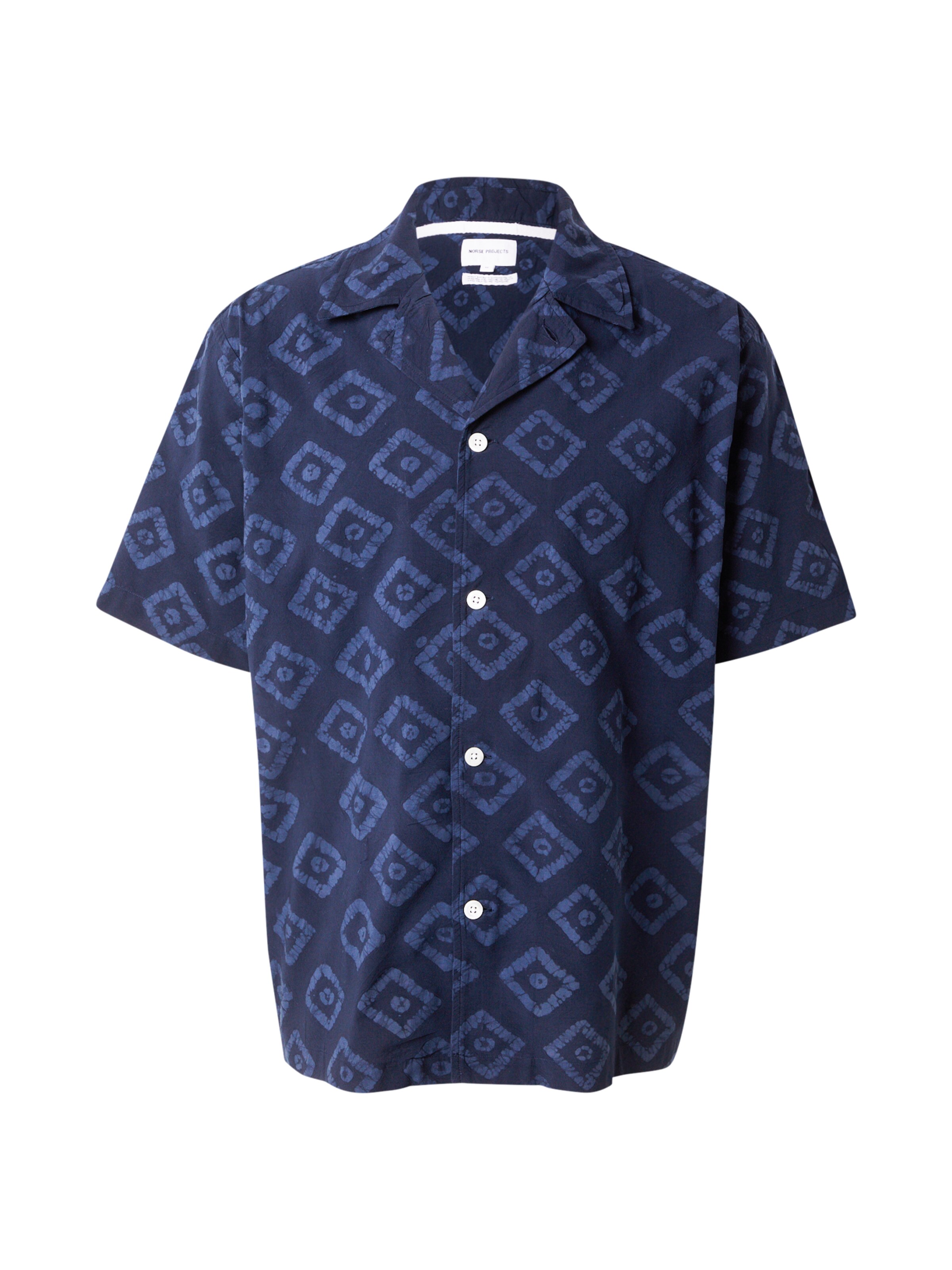 NORSE PROJECTS Средняя посадка Рубашка в Синий: спереди