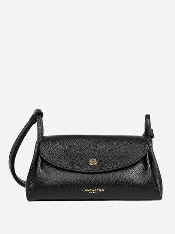 Sac à bandoulière 'Lancaster Sac trotteur A rabat aimanté M Accordéon Double Noir - In - Nude' LANCASTER Paris en noir : devant