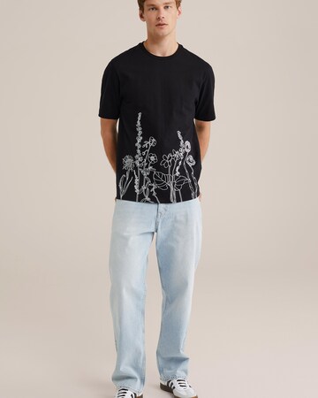 WE Fashion Футболка в Черный
