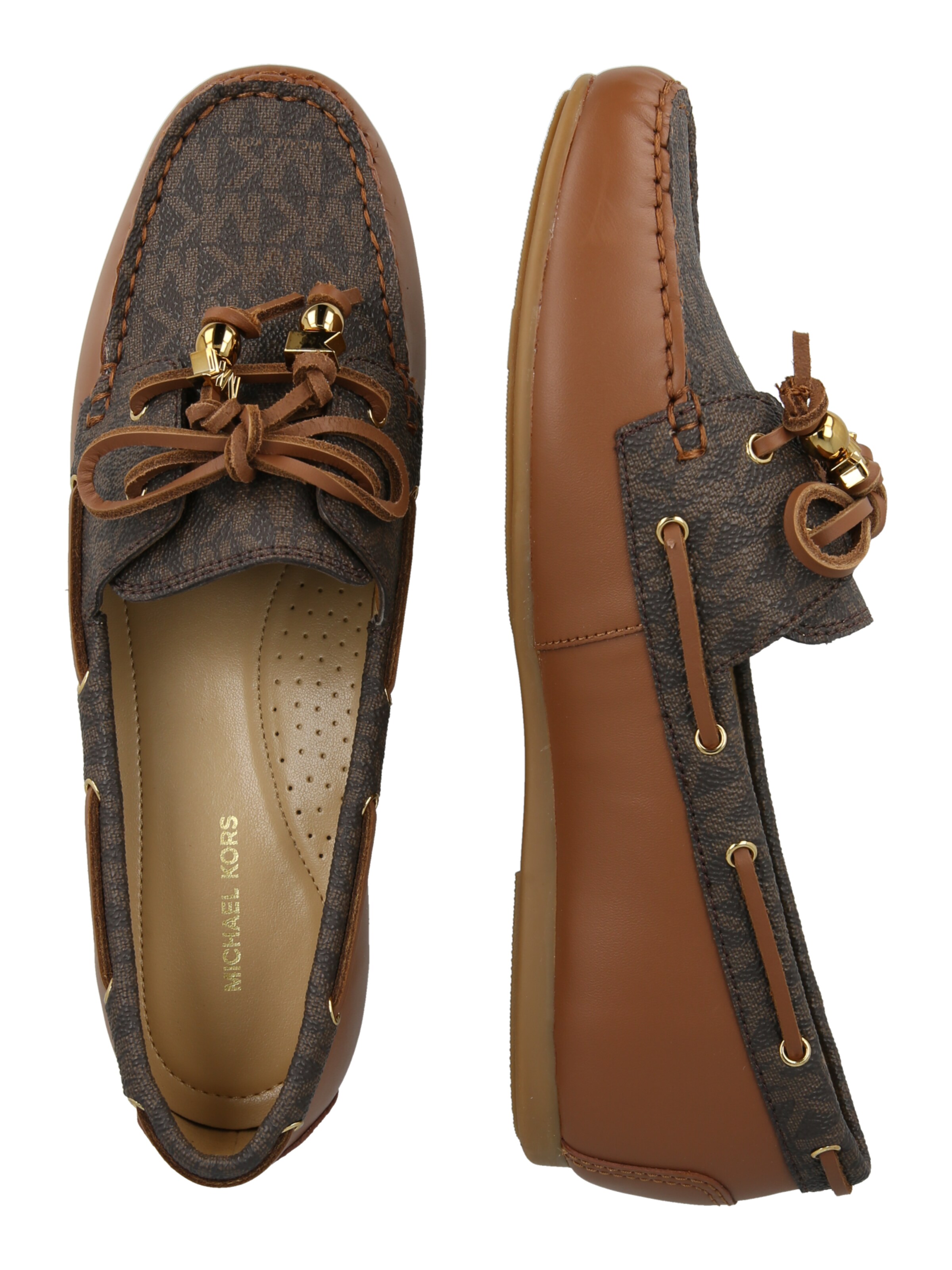 Mocasini 'FALLON' de la MICHAEL Michael Kors pe maro