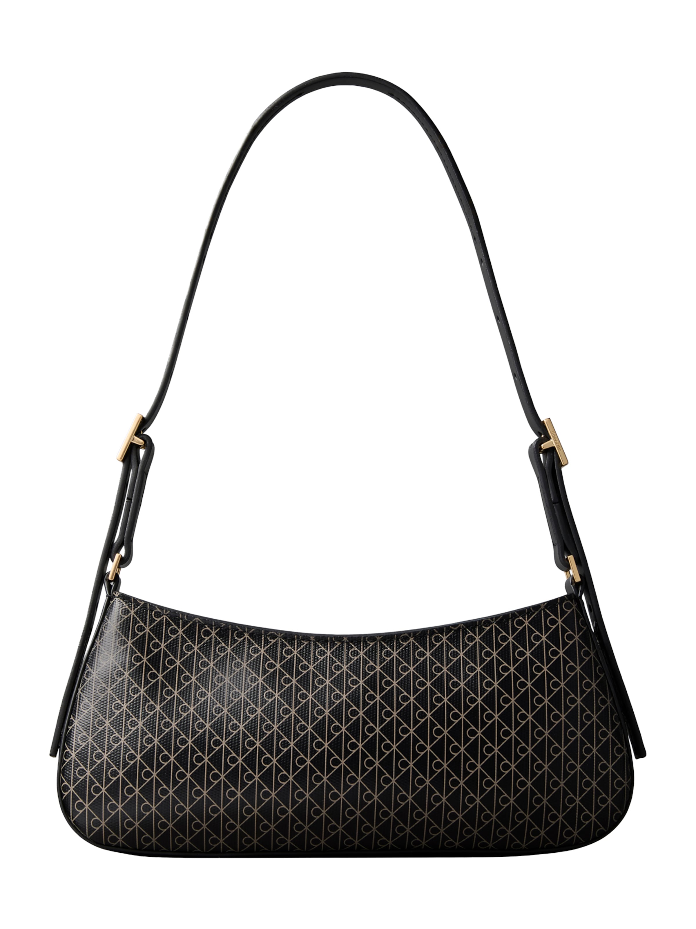 Calvin Klein Õlakott, värv must: eest vaates