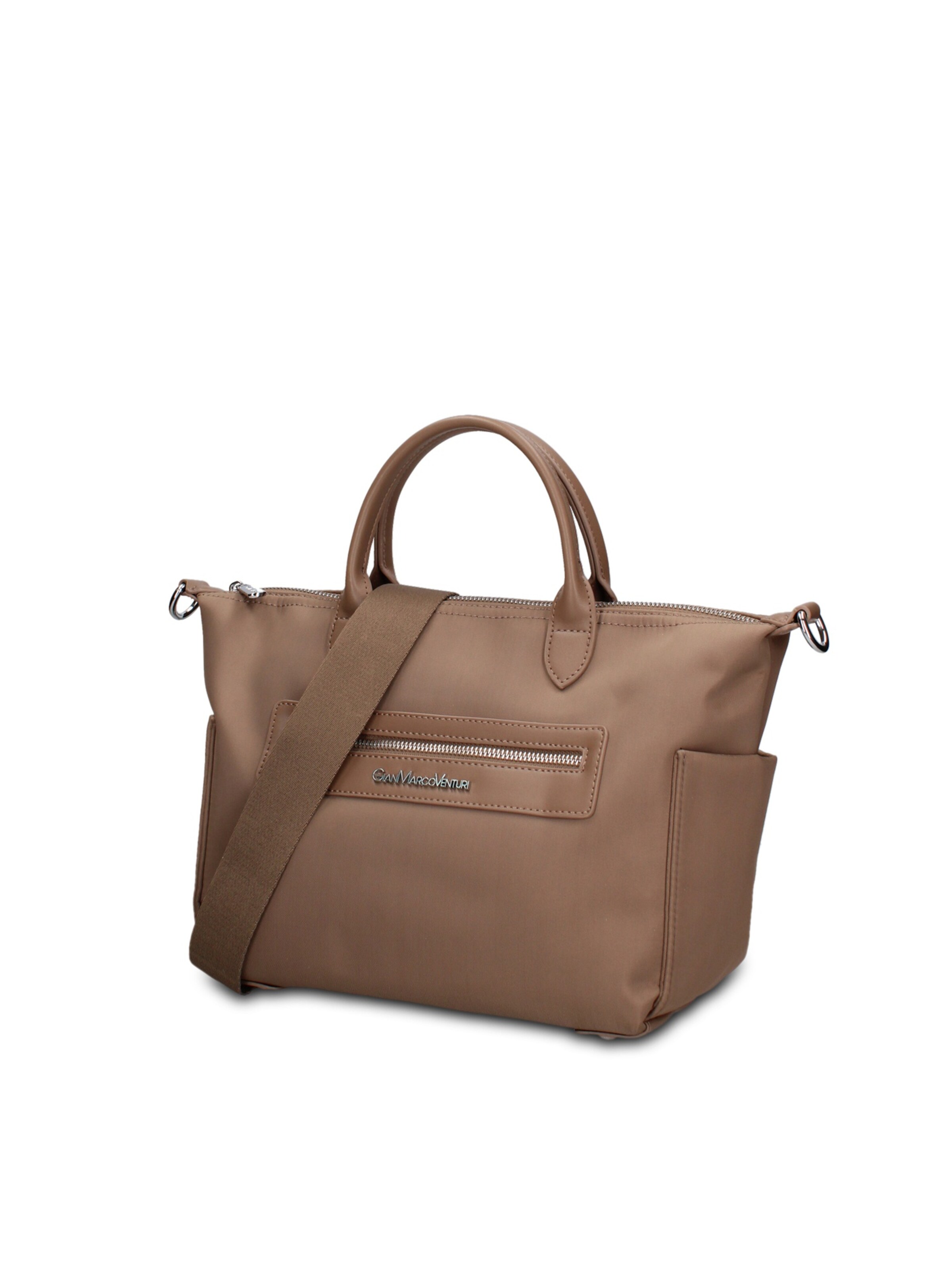 Borsa a mano 'Borsa a Mano Donna Lunara Elite Vegan Leather - Versatile e Sostenibile' di GianMarco Venturi in verde: frontale