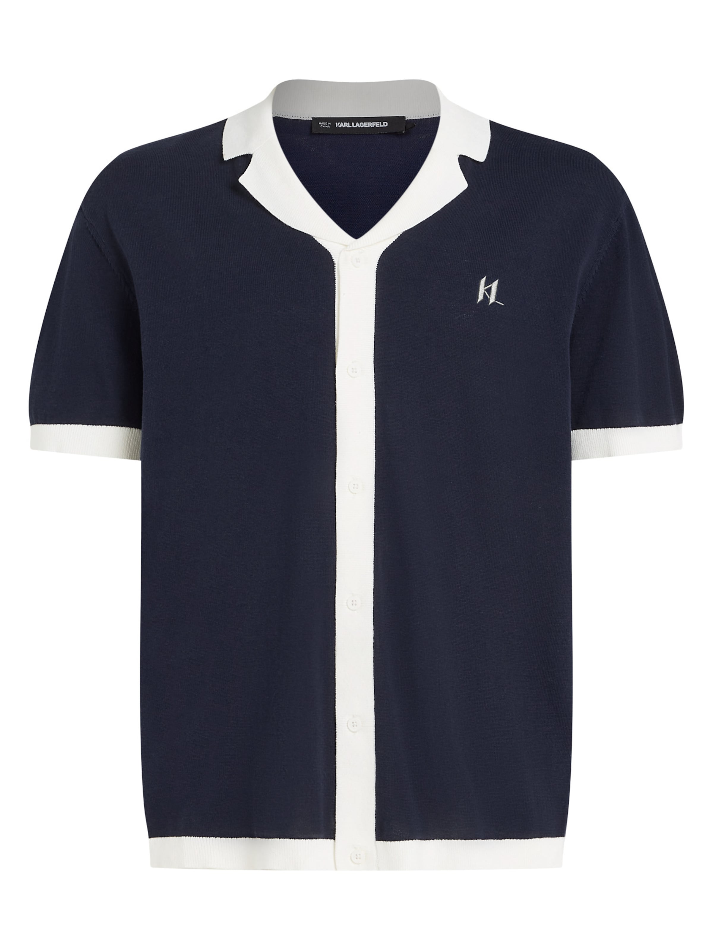 Karl Lagerfeld Pulóver - kék: elől