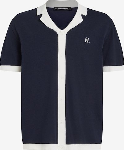 Karl Lagerfeld Neulepaita värissä laivastonsininen / valkoinen, Tuotenäkymä