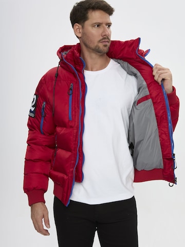 CIPO & BAXX Winterjacke Steppjacke CM233 in Rot