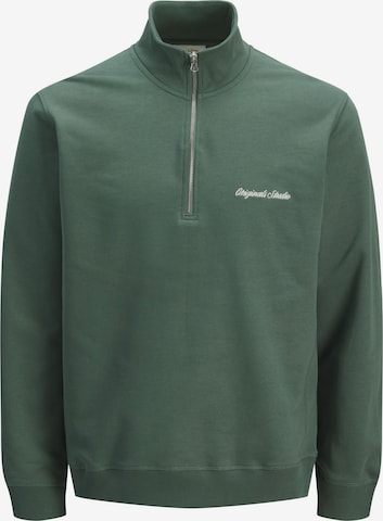 Bluză de molton 'JORNORREBRO' de la JACK & JONES pe verde: față
