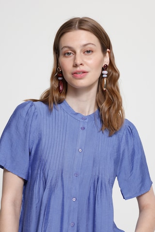 Chemisier 'IHWilma' ICHI en bleu
