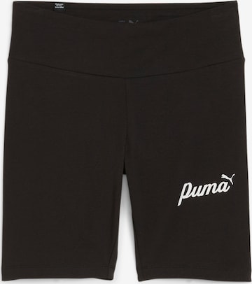 PUMA Sportshorts 'Ess+' in Schwarz: predná strana