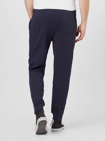 HUGO Red Tapered Hose 'DUROS' in Blau