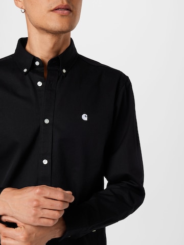 Coupe regular Chemise business 'Madison' Carhartt WIP en noir