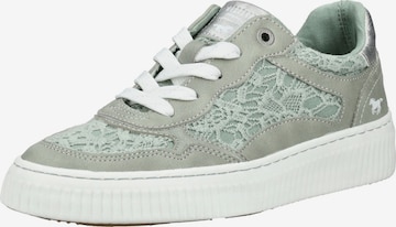 Sneaker bassa di MUSTANG in verde: frontale