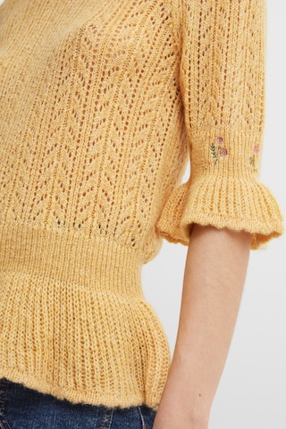 Atelier Rêve Strickpullover in Gelb