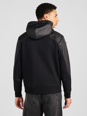 BOSS Green Sweat jacket 'Saggon1' in Black