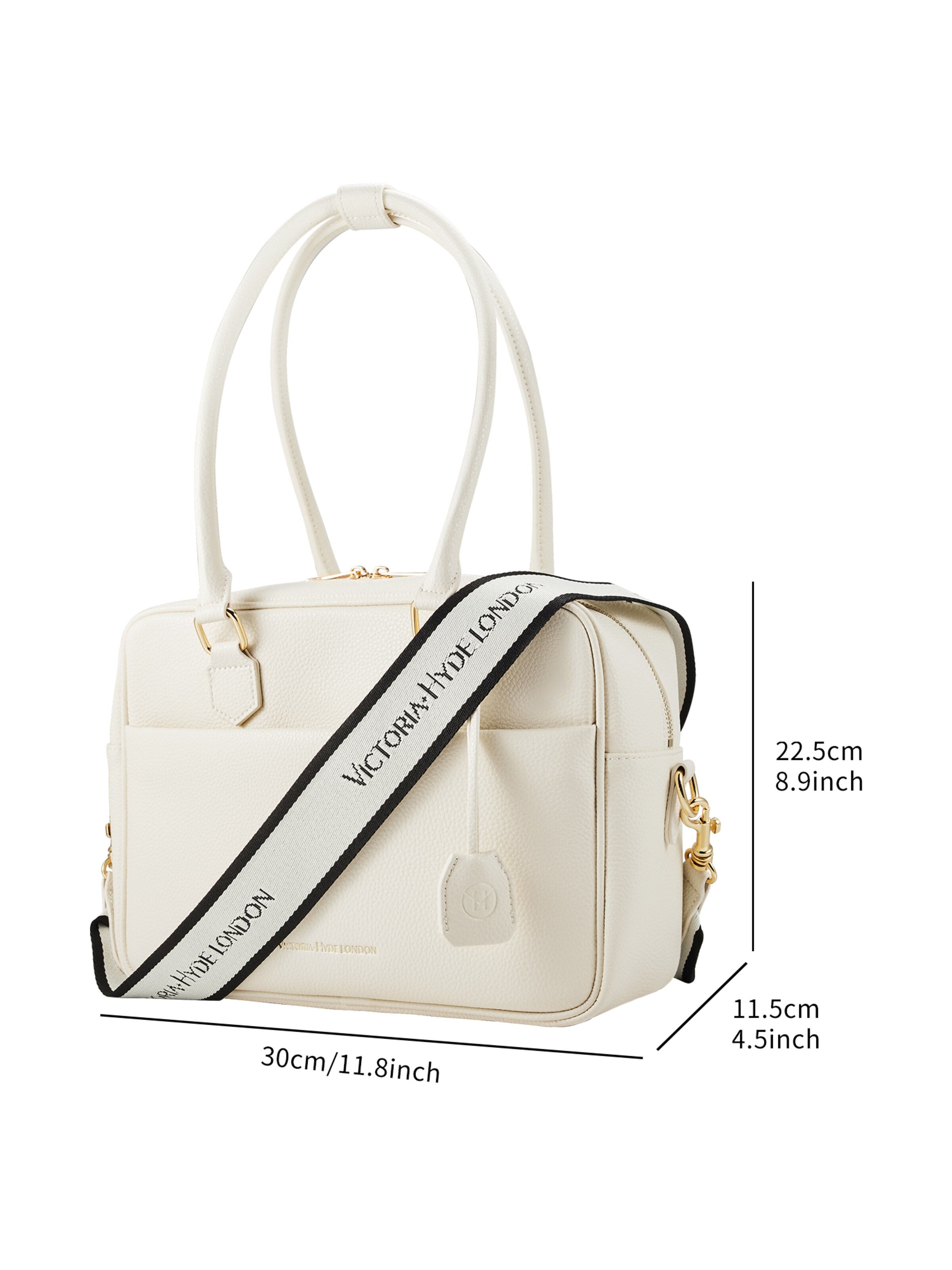 Victoria Hyde Handbag 'Margaret Small' in Beige