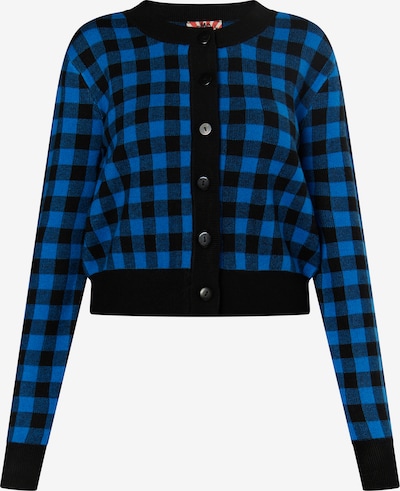 Kardiganas 'Ucy' iš myMo ROCKS, spalva – mėlyna / juoda, Prekių apžvalga
